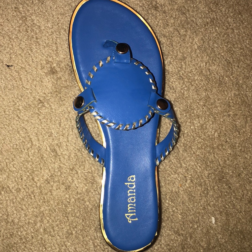 Amanda blue sandals